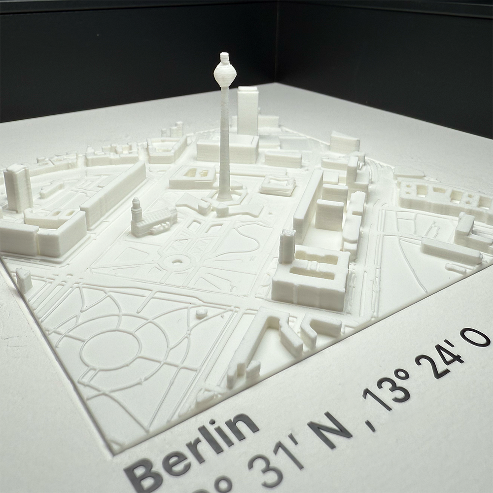 Berlin - Fernsehturm 12x12 cm