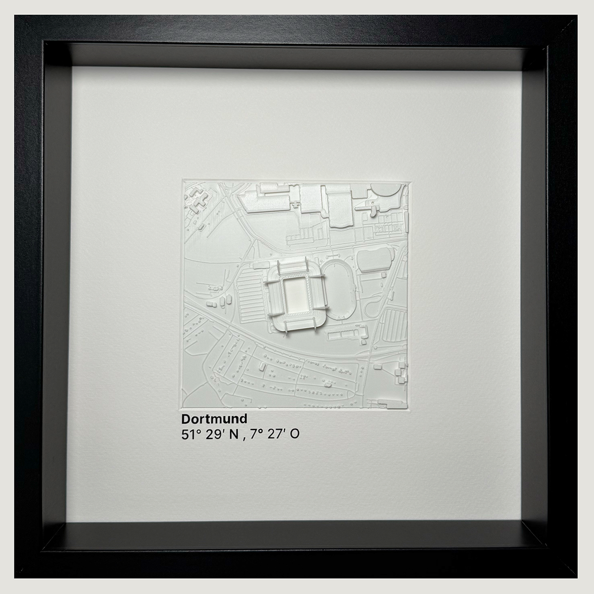 Dortmund - Westfalenstadion 12x12 cm