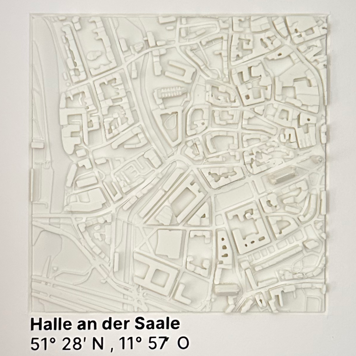 Halle an der Saale 12x12 cm
