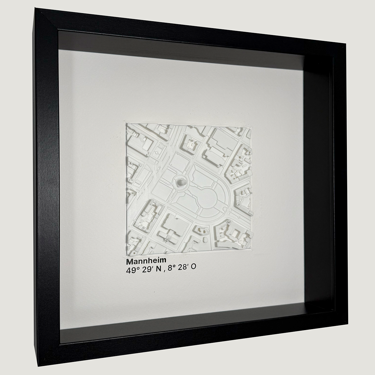 Mannheim - Wasserturm 12x12 cm