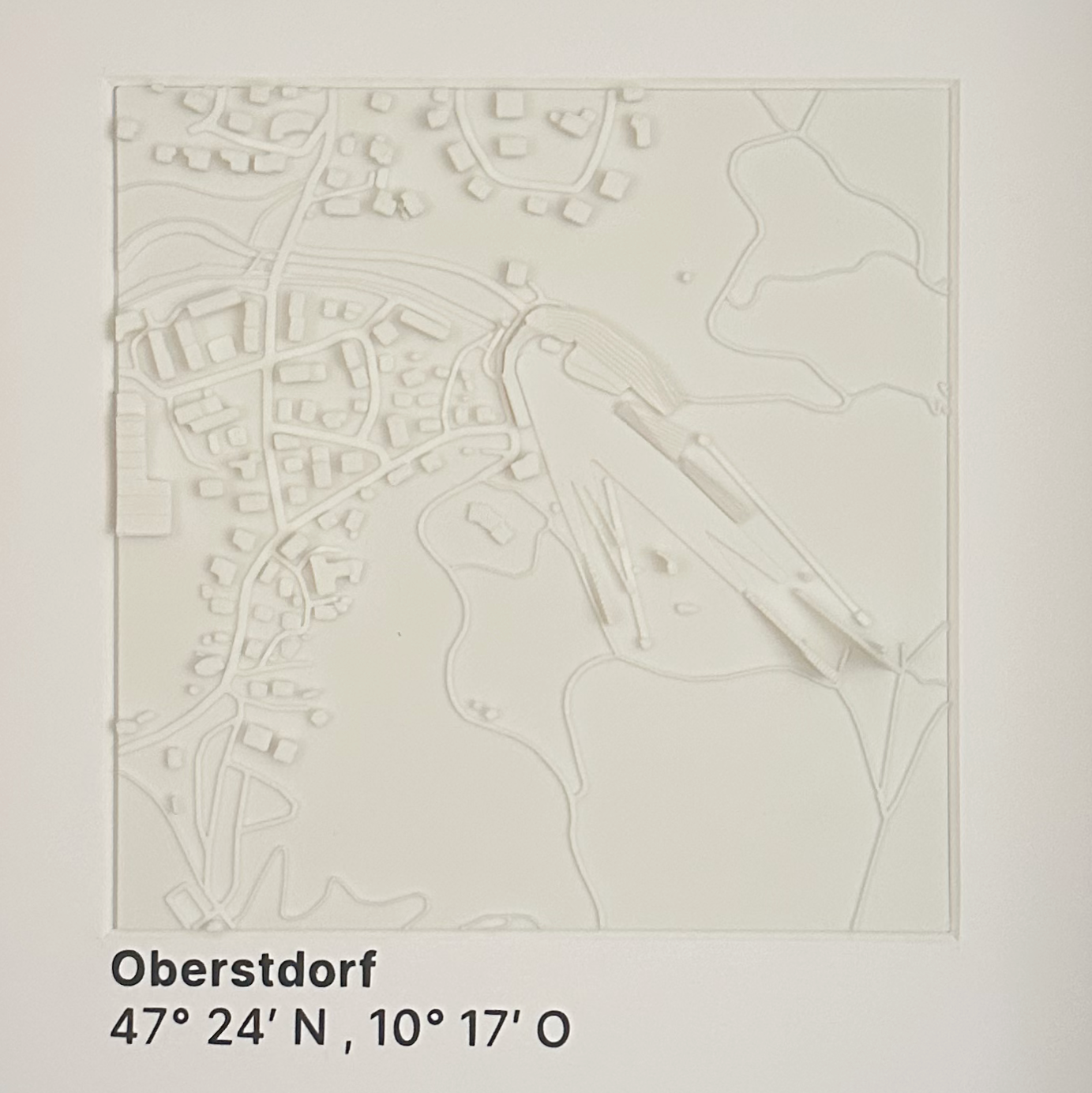 Oberstdorf - Skisprungschanze 12x12 cm
