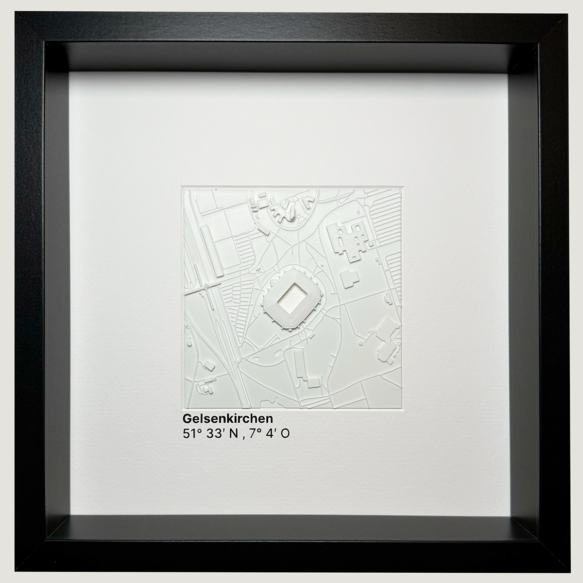Gelsenkirchen - Veltins Arena 12x12 cm