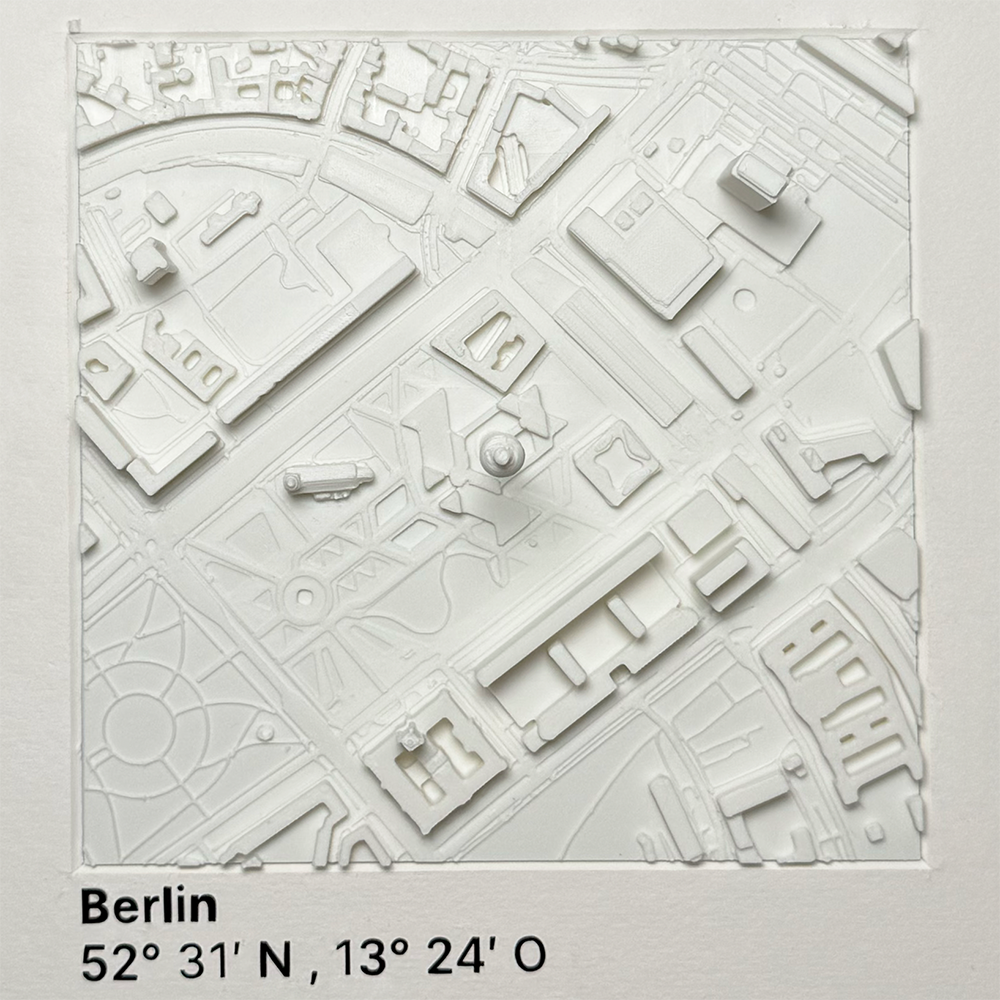 Berlin - Fernsehturm 12x12 cm