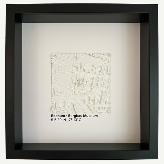Bochum - Bergbaumuseum 12x12 cm