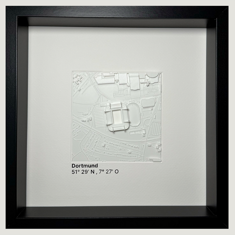 Dortmund - Stadion 12x12 cm
