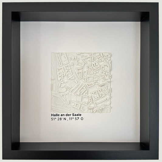 Halle an der Saale 12x12 cm