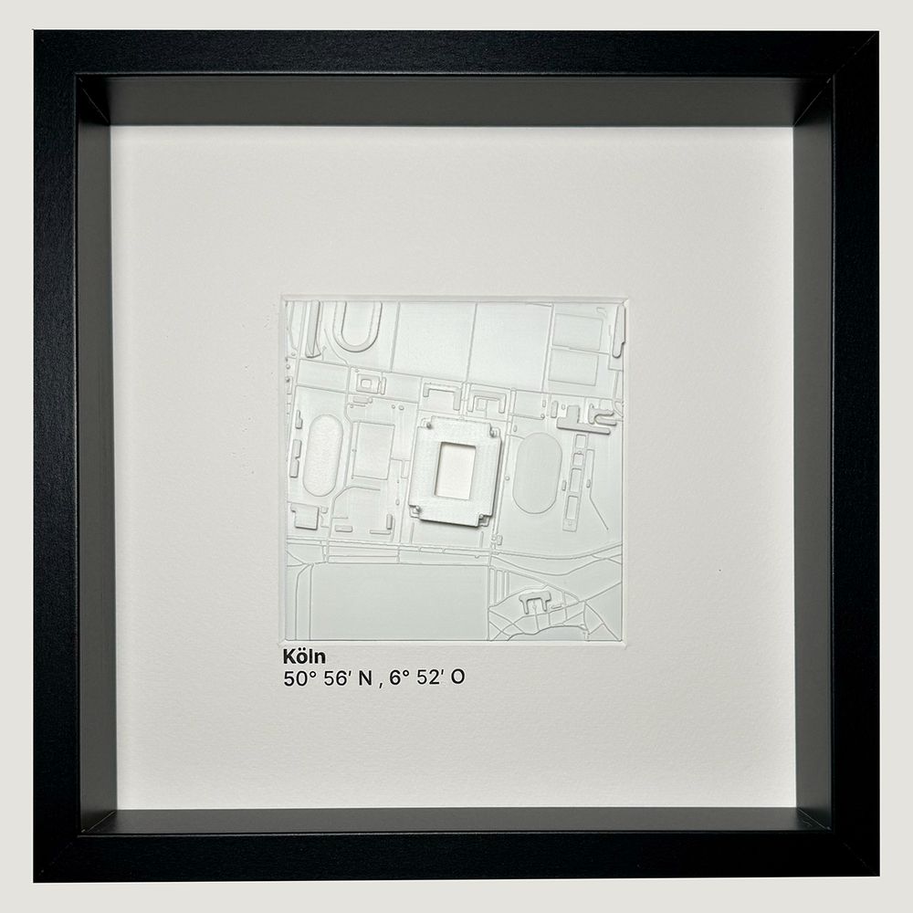 Köln - Stadion 12x12 cm