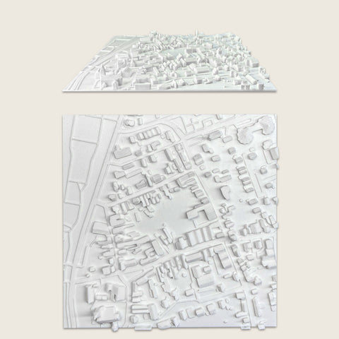 Monheim am Rhein - Altstadt 12x12 cm