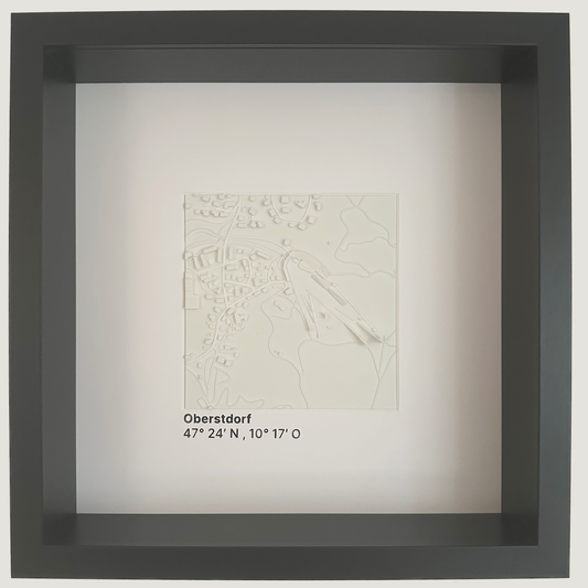 Oberstdorf - Skisprungschanze 12x12 cm