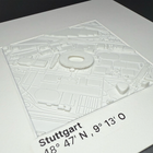 Stuttgart - Stadion 12x12 cm