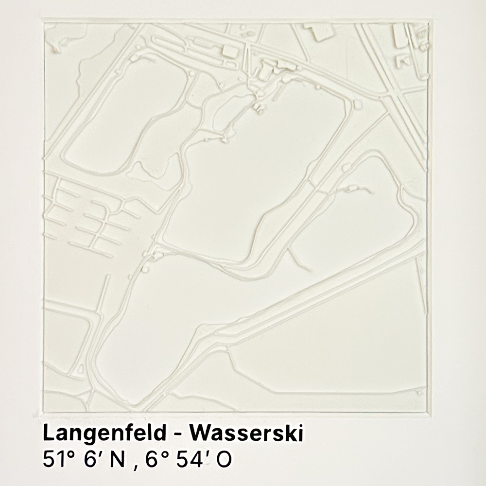 Langenfeld - Wasserski 12x12 cm