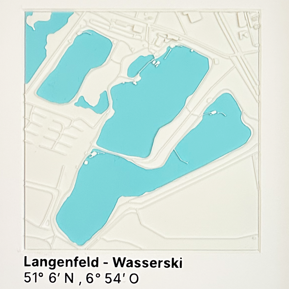 Langenfeld - Wasserski 12x12 cm