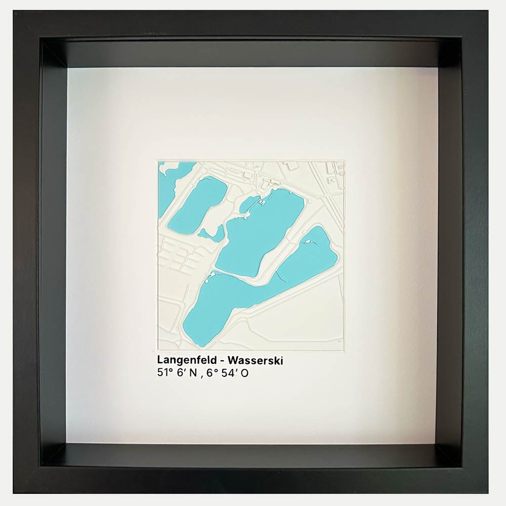 Langenfeld - Wasserski 12x12 cm